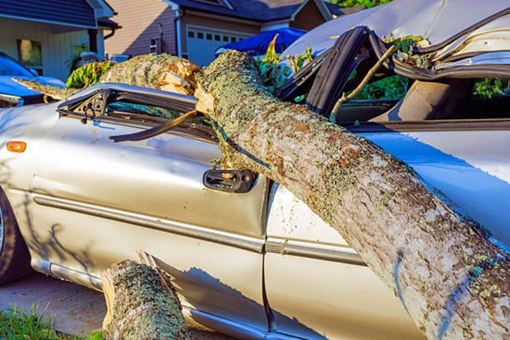 Storm damage cleanup, removing fallen trees and debris after severe weather in Willoughby Hills, OH